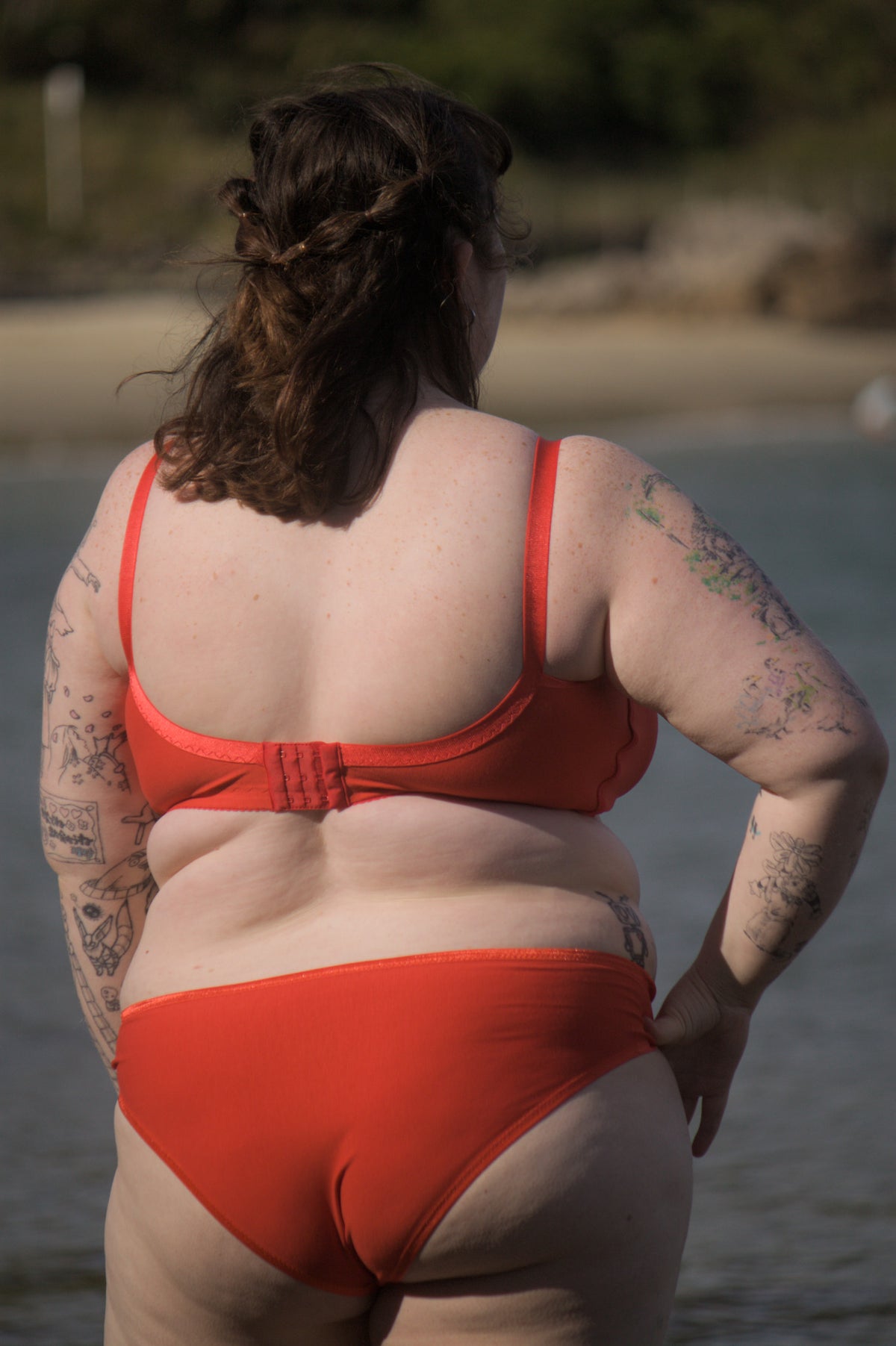 Iris hipster briefs in organic cotton, from Valerie's Valentine's shoot
